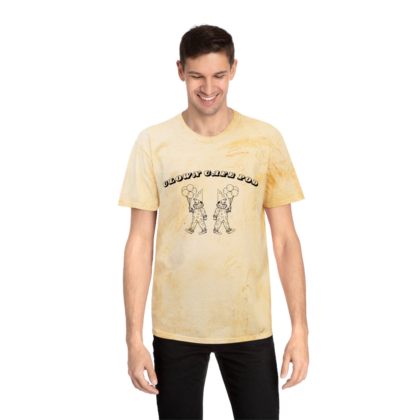 Tie-Dye Clown Cafe Pod Unisex Tee