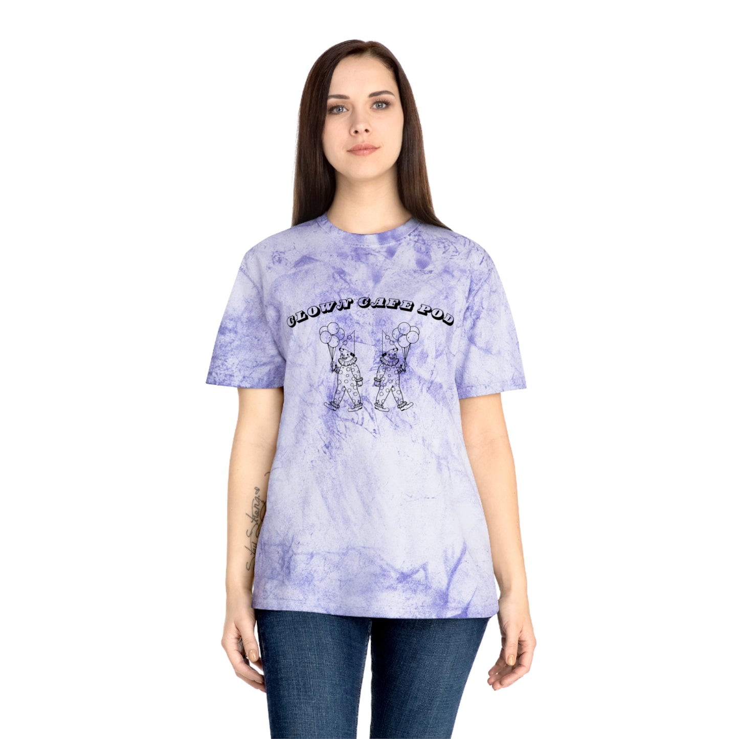 Tie-Dye Clown Cafe Pod Unisex Tee