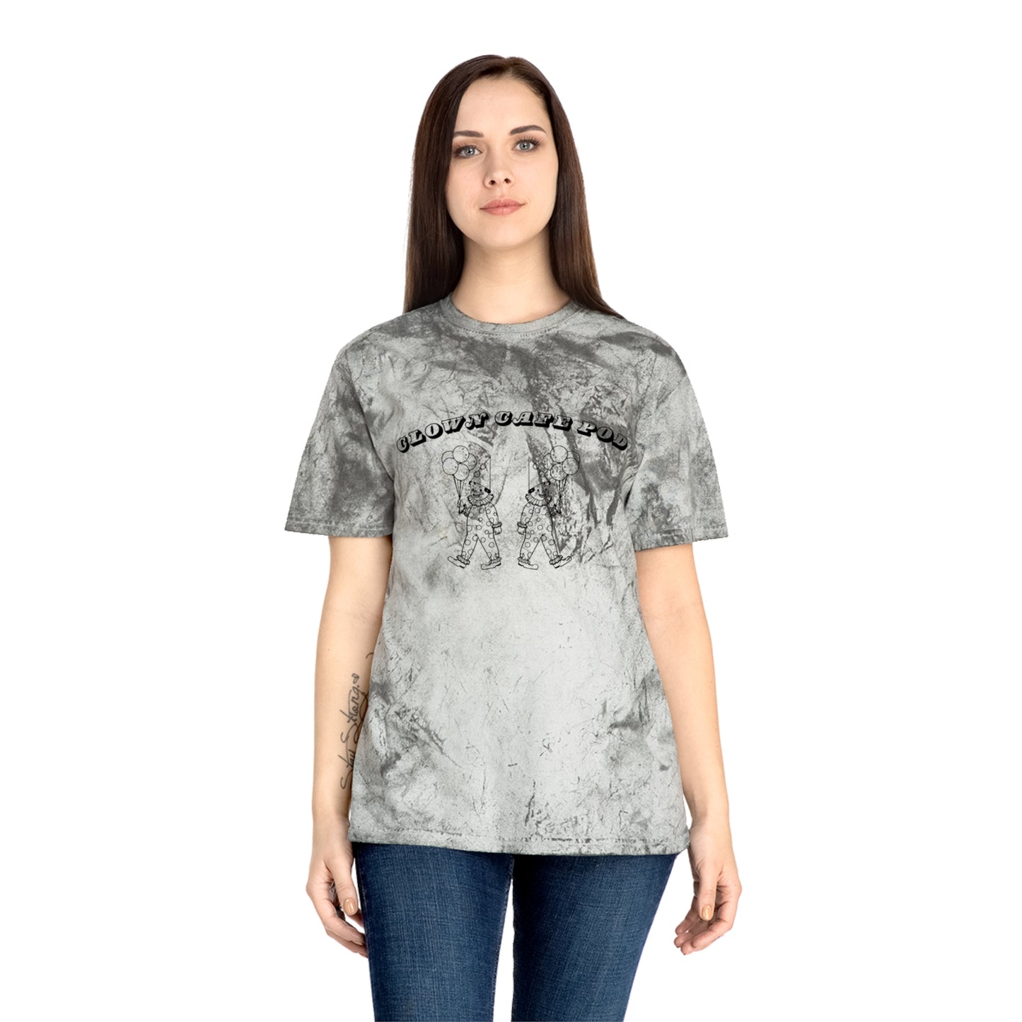Tie-Dye Clown Cafe Pod Unisex Tee
