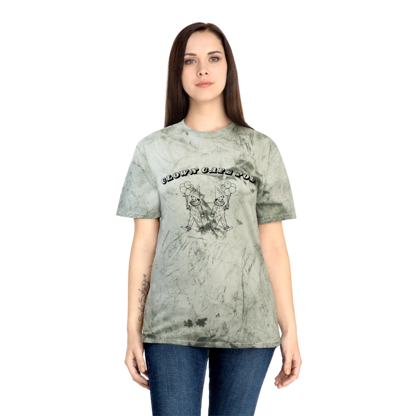 Tie-Dye Clown Cafe Pod Unisex Tee
