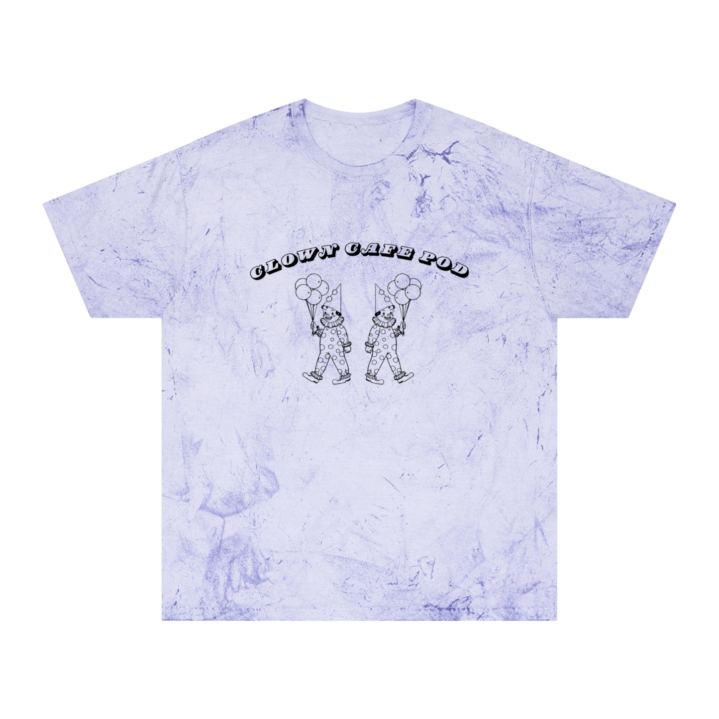 Tie-Dye Clown Cafe Pod Unisex Tee