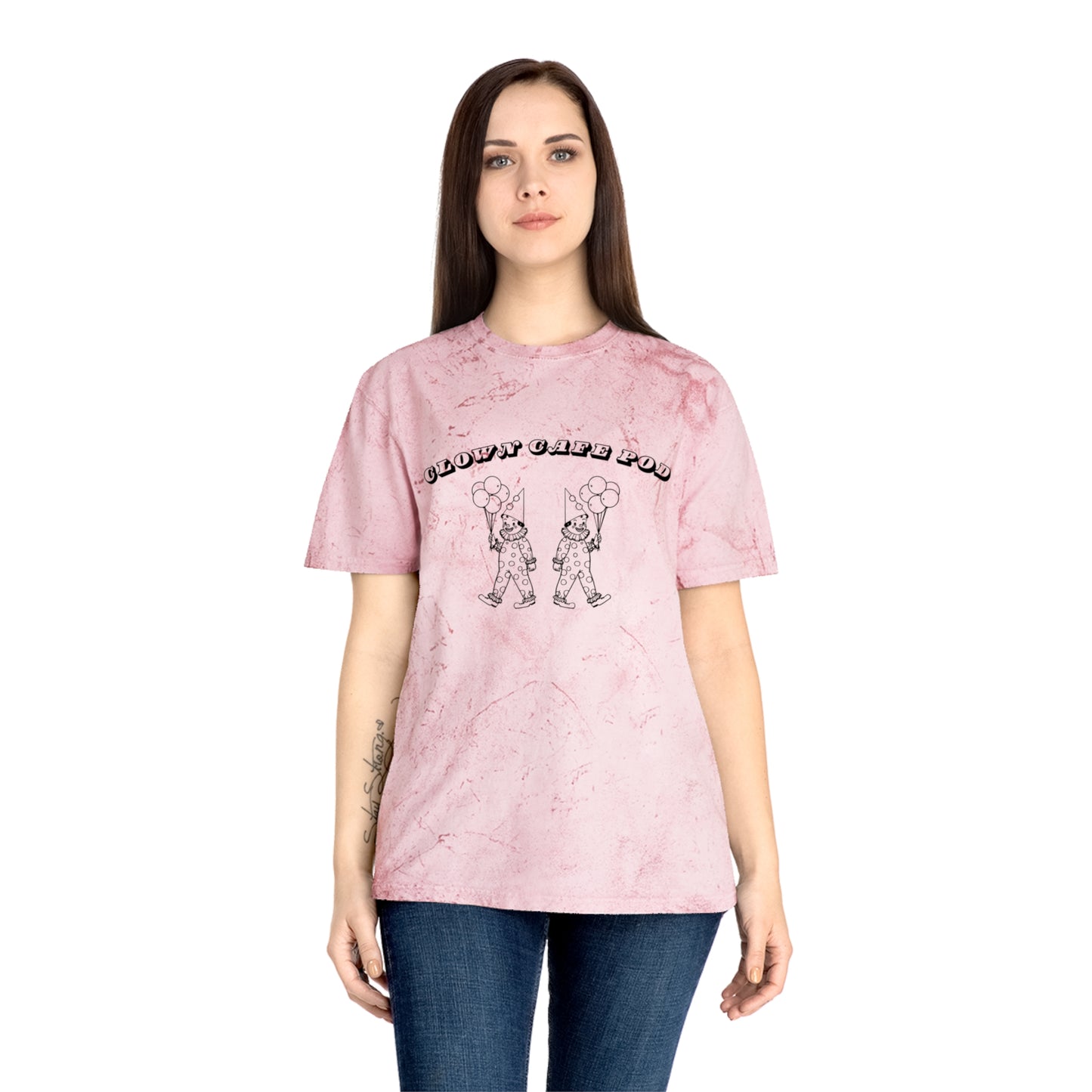 Tie-Dye Clown Cafe Pod Unisex Tee