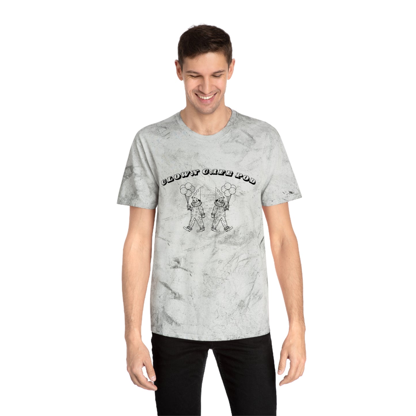 Tie-Dye Clown Cafe Pod Unisex Tee