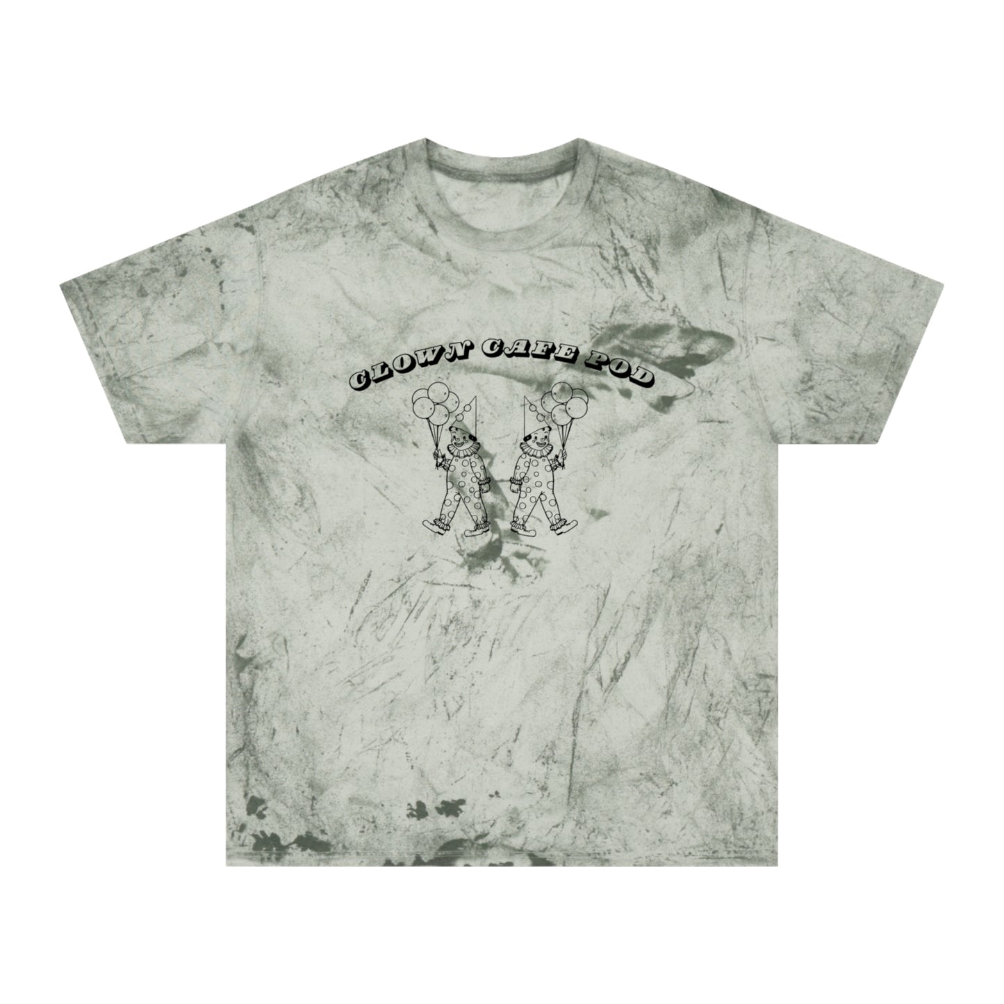 Tie-Dye Clown Cafe Pod Unisex Tee