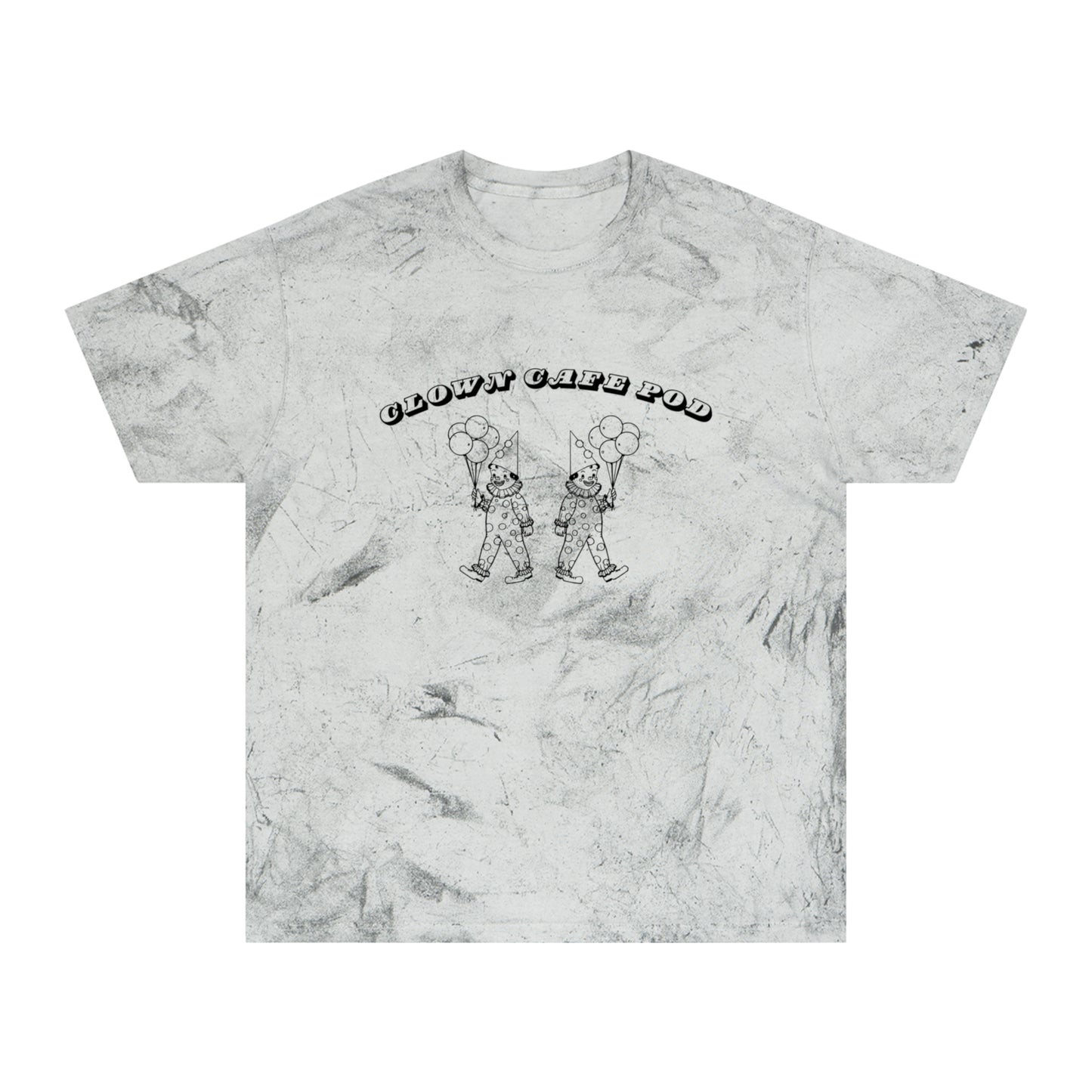 Tie-Dye Clown Cafe Pod Unisex Tee