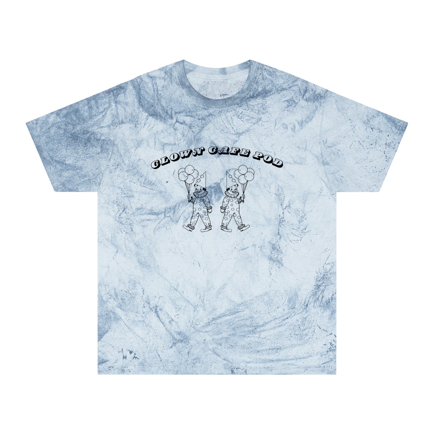 Tie-Dye Clown Cafe Pod Unisex Tee