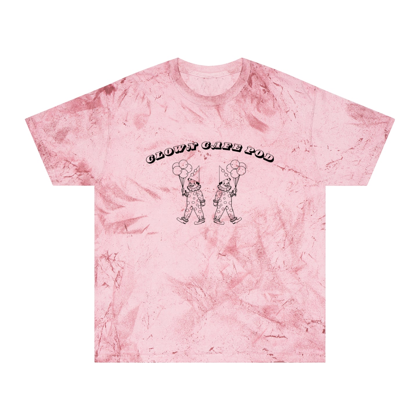 Tie-Dye Clown Cafe Pod Unisex Tee