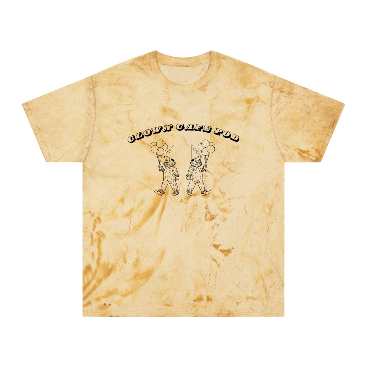 Tie-Dye Clown Cafe Pod Unisex Tee