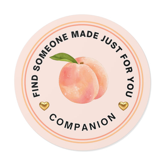 Companion Peach Sticker